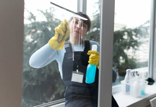 Nettoyage de vitres intérieures et extérieures à Plessé